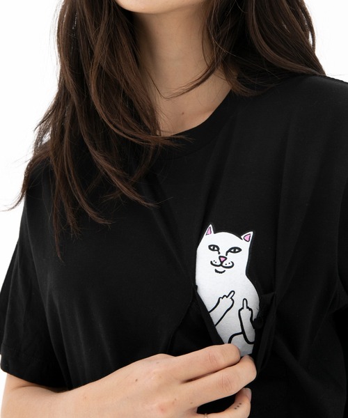 RIPNDIP(リップンディップ)の「LORD NERMAL POCKET TEE (BLACK)(Tシャツ/カットソー・メンズ・ブラック・SMALL/MEDIUM/LARGE/X-LARGE/XX-LARGE)」の3枚目の写真