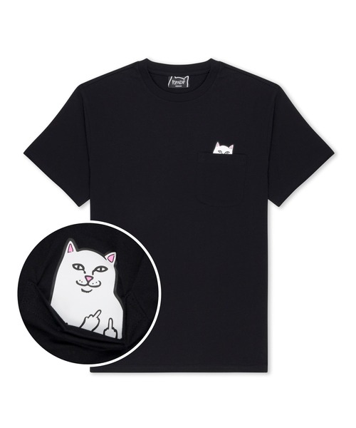 RIPNDIP(リップンディップ)の「LORD NERMAL POCKET TEE (BLACK)(Tシャツ/カットソー・メンズ・ブラック・SMALL/MEDIUM/LARGE/X-LARGE/XX-LARGE)」の4枚目の写真