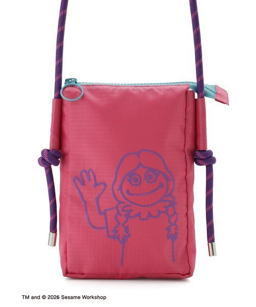 SESAME STREET(セサミストリート)の「サコッシュバッグ(ショルダーバッグ・レディース・アイボリー/ベージュ/ピンク・F)」の9枚目の写真