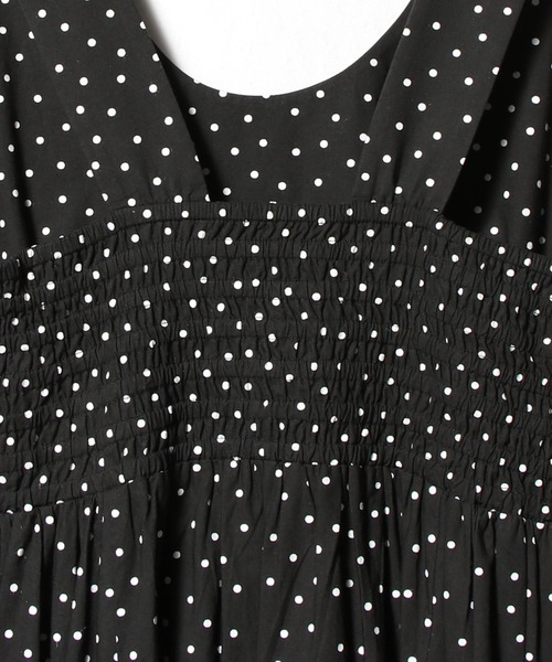 ESTNATION(エストネーション)の「ESTNATION / バックギャザーフレアードレス(ワンピース・レディース・ブラック/カーキ/ダークブラック・38/36)」の13枚目の写真