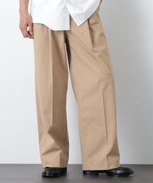 COOLMAX (R) 2タックワイドスラックス