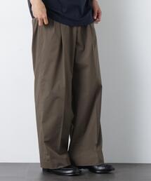 COOLMAX (R) 2タックワイドスラックス