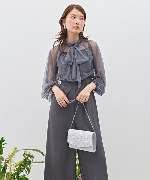Kana(カナ)の「スパンコール繊細刺繍レースクラッチバッグ 結婚式 お呼ばれ オケージョン(クラッチバッグ・レディース・ベージュ/ブラック/シルバー・フリー)」の16枚目の写真