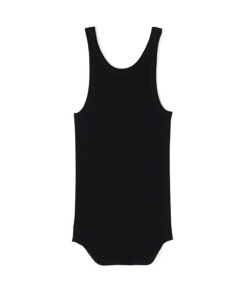 YLEVE(イレーヴ)の「YLEVE / ORGANIC COTTON LOOP-WHEELED RIB TANK TOP(タンクトップ・レディース・ブラック/ホワイト・1)」の7枚目の写真