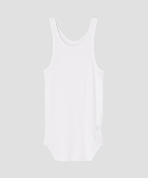 YLEVE(イレーヴ)の「YLEVE / ORGANIC COTTON LOOP-WHEELED RIB TANK TOP(タンクトップ・レディース・ブラック/ホワイト・1)」の17枚目の写真