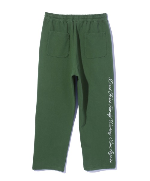 XLARGE(エクストララージ)の「【一部WEB限定】CURSIVE WIDE SWEAT PANTS(スウェットパンツ・メンズ・ブラック/アッシュ/ネイビー/グリーン・S/M/L/XL)」の4枚目の写真