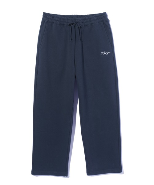 XLARGE(エクストララージ)の「【一部WEB限定】CURSIVE WIDE SWEAT PANTS(スウェットパンツ・メンズ・ブラック/アッシュ/ネイビー/グリーン・S/M/L/XL)」の7枚目の写真