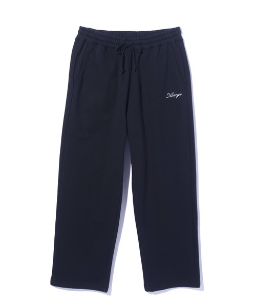 XLARGE(エクストララージ)の「【一部WEB限定】CURSIVE WIDE SWEAT PANTS(スウェットパンツ・メンズ・ブラック/アッシュ/ネイビー/グリーン・S/M/L/XL)」の14枚目の写真