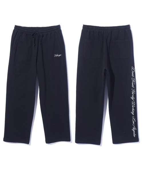 XLARGE(エクストララージ)の「【一部WEB限定】CURSIVE WIDE SWEAT PANTS(スウェットパンツ・メンズ・ブラック/アッシュ/ネイビー/グリーン・S/M/L/XL)」の13枚目の写真