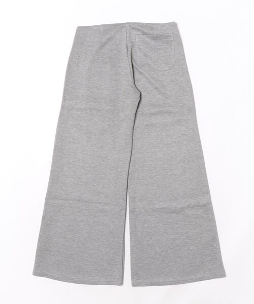 Mela(メラ)の「ストレッチスウェット ワイドフレアパンツ(スウェットパンツ・レディース・ブラック/ネイビー/グレー・L/M/S)」の5枚目の写真