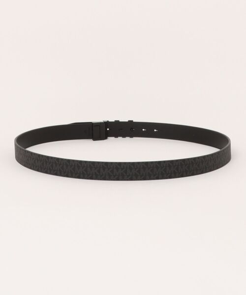 MICHAEL KORS(マイケルコース)の「ロゴx ソリッド リバーシブル ベルト 34MM(ベルト・メンズ・ブラック・FREE)」の2枚目の写真