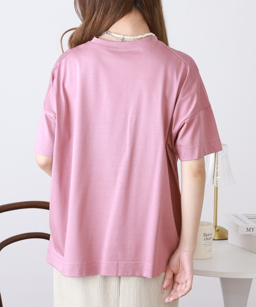 BRODIAEA(ブローディア)の「BRODIAEA テディベアラインストーンデザインTシャツ 半袖(Tシャツ/カットソー・レディース・ピンク/ロイヤルブルー/オフホワイト/ブラック・40)」の15枚目の写真