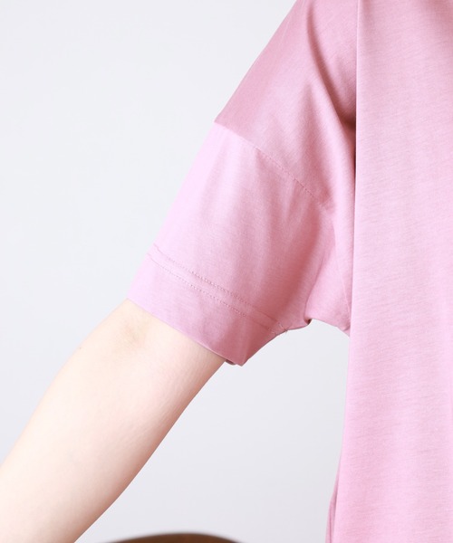 BRODIAEA(ブローディア)の「BRODIAEA テディベアラインストーンデザインTシャツ 半袖(Tシャツ/カットソー・レディース・ピンク/ロイヤルブルー/オフホワイト/ブラック・40)」の19枚目の写真