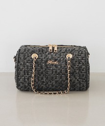 Heather | ツイードボストンBAG 1056203(ボストンバッグ)