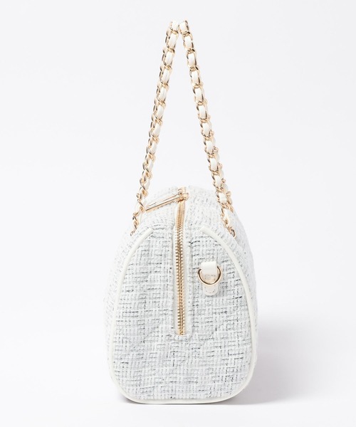 Heather（ヘザー）の「ツイードボストンBAG　1056203（ボストンバッグ・レディース・ライトブルー/ブラック・ONE SIZE）」の16枚目の写真
