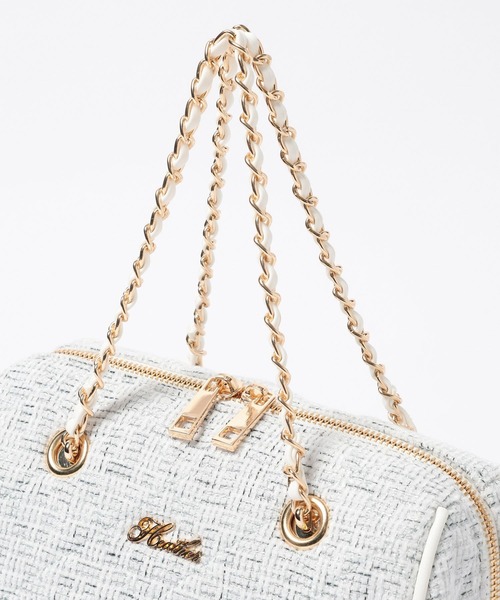 Heather（ヘザー）の「ツイードボストンBAG　1056203（ボストンバッグ・レディース・ライトブルー/ブラック・ONE SIZE）」の19枚目の写真