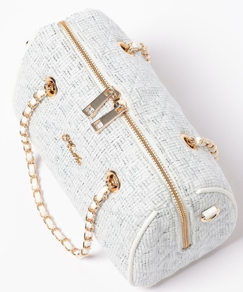 Heather（ヘザー）の「ツイードボストンBAG　1056203（ボストンバッグ・レディース・ライトブルー/ブラック・ONE SIZE）」の20枚目の写真