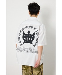 COOLMAX(R)ファブリック製・BLKletterシャツ
