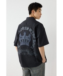 COOLMAX(R)ファブリック製・BLKletterシャツ