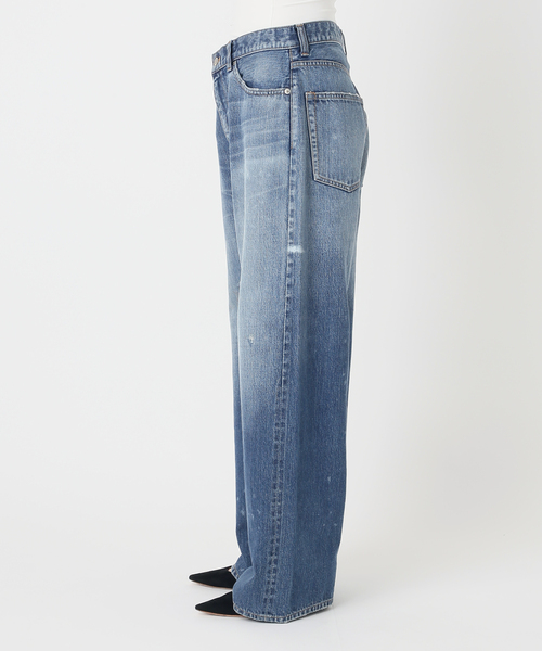 DENIM DELIGHT DAYS （デニム デライト デイズ）の「【DENIM DELIGHT DAYS】Selvedge wide jeans（デニムパンツ・レディース・ライトブルー・34/40/38/36）」の9枚目の写真