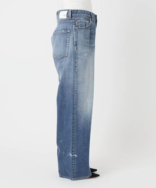 DENIM DELIGHT DAYS （デニム デライト デイズ）の「【DENIM DELIGHT DAYS】Selvedge wide jeans（デニムパンツ・レディース・ライトブルー・34/40/38/36）」の11枚目の写真