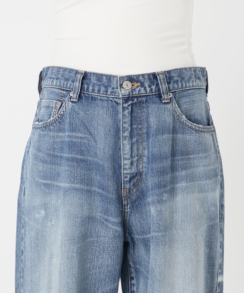 DENIM DELIGHT DAYS （デニム デライト デイズ）の「【DENIM DELIGHT DAYS】Selvedge wide jeans（デニムパンツ・レディース・ライトブルー・34/40/38/36）」の12枚目の写真