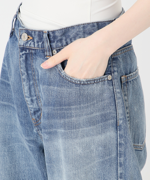 DENIM DELIGHT DAYS （デニム デライト デイズ）の「【DENIM DELIGHT DAYS】Selvedge wide jeans（デニムパンツ・レディース・ライトブルー・34/40/38/36）」の14枚目の写真