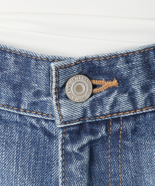 DENIM DELIGHT DAYS （デニム デライト デイズ）の「【DENIM DELIGHT DAYS】Selvedge wide jeans（デニムパンツ・レディース・ライトブルー・34/40/38/36）」の16枚目の写真
