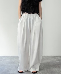 on:nue | 【on:nue】[3色展開/2サイズ展開] ウエストレースレイヤードイージーパンツ /2026 SS COLLECTION(その他パンツ)