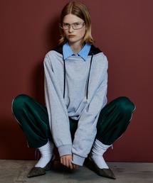 【2026Autumn PRE-ORDER】2WAY Off-Shoulder Sweatshirt/2WAYオフショルスウェット
