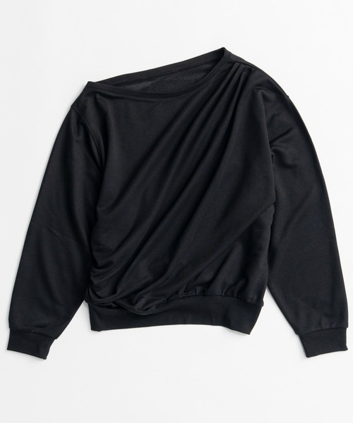 MAISON SPECIAL(メゾンスペシャル)の「【2026Autumn PRE-ORDER】2WAY Off-Shoulder Sweatshirt/2WAYオフショルスウェット(スウェット・レディース・グレー/カーキ/ブラック・FREE)」の21枚目の写真
