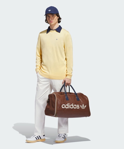 adidas(アディダス)の「オリジナルス カシミヤ ブレンド セーター【adidas Golf/アディダスゴルフ】(スウェット・メンズ・イエロー・XX-LARGE/3XL/LARGE/MEDIUM/SMALL/X-LARGE)」の6枚目の写真
