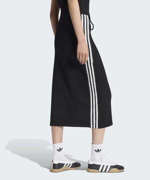 adidas（アディダス）の「ニットスカート / アディダスオリジナルス adidas Originals（スカート・レディース・ブラック・XX-LARGE/LARGE/MEDIUM/SMALL/X-LARGE/X-SMALL）」の2枚目の写真