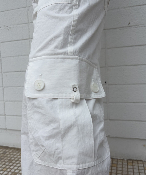 PLEASENOFOLLOW（プリーズノーフォロー）の「Ethan Pocket Cargo Pants (White)（その他パンツ・レディース・その他・SMALL/MEDIUM/LARGE）」の10枚目の写真