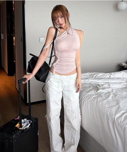 PLEASENOFOLLOW（プリーズノーフォロー）の「Ethan Pocket Cargo Pants (White)（その他パンツ・レディース・その他・SMALL/MEDIUM/LARGE）」の15枚目の写真