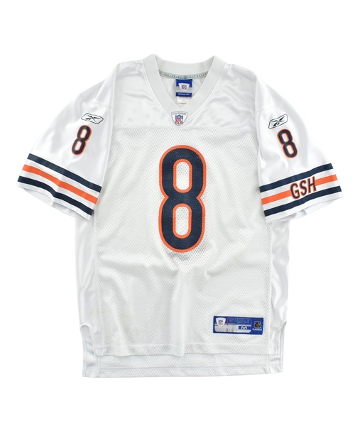 LABORATORY R(ラボラトリーアール)の「【USED】Reebok “NFL Chicago Bears #8” ゲームシャツ(Tシャツ/カットソー・メンズ・ホワイト・MEDIUM)」の1枚目の写真