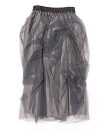 【MAISON BREEZE reveur】ピンチタックドレープチュールスカート trc