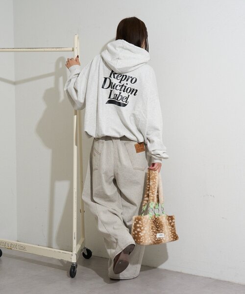 RePRODUCTION LABEL(リプロダクションレーベル)の「【RePRODUCTION LABEL / リプロダクションレーベル】スウェットフーディー(パーカー・メンズ・グレー/ネイビー/ブラック/グレー系その他・FREE)」の7枚目の写真