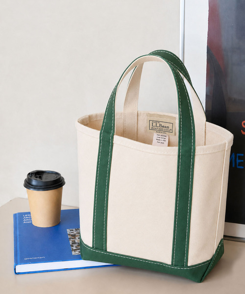 L.L.Bean(エルエルビーン)の「『L.L.Bean/エルエルビーン』キャンバス ボートトートバッグ スモールサイズ【Z】(トートバッグ・メンズ・ダークグリーン/ブラック/ブルー・FREE)」の2枚目の写真