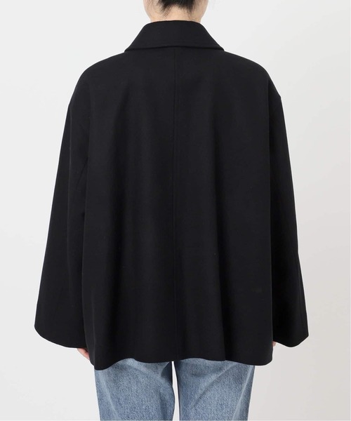 Spick & Span（スピックアンドスパン）の「《WEB限定 / 追加》別注Traditional Weatherwear LINTON SHORT*（ステンカラーコート・レディース・ブラック/ネイビー・34）」の14枚目の写真