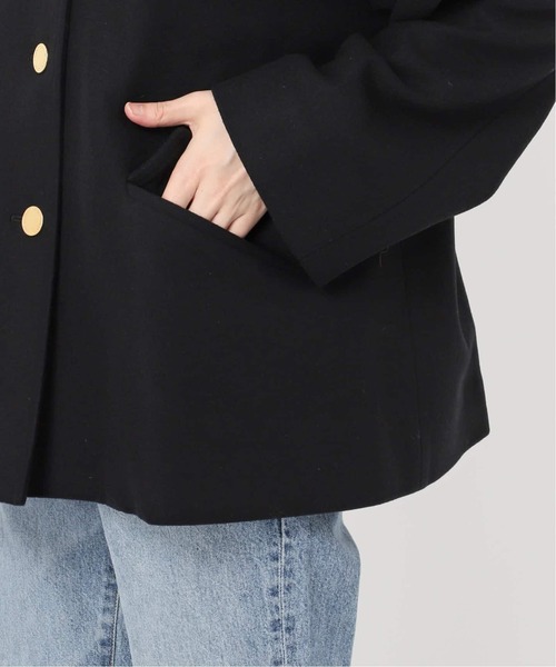 Spick & Span（スピックアンドスパン）の「《WEB限定 / 追加》別注Traditional Weatherwear LINTON SHORT*（ステンカラーコート・レディース・ブラック/ネイビー・34）」の17枚目の写真