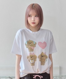 rumnel:（ルムネル）の「ろこぴビッグTシャツ / rocopi Big T-Shirt（Tシャツ/カットソー）」