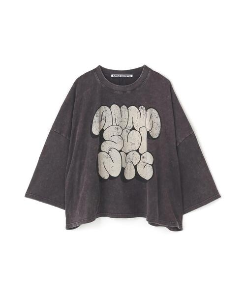 anna sui nyc(アナ スイ エヌ ワイ シー)の「anna sui nyc/アナ スイ エヌワイシー/GRAFFITI BIG Tシャツ(Tシャツ/カットソー・レディース・ベージュ/ブラック/ミント・F)」の16枚目の写真