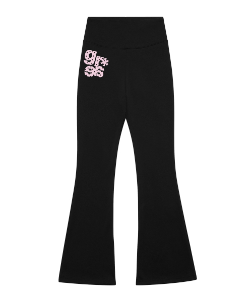 GRAVER（グレーバー）の「レディース GRAE-S DOT ブーツカットパンツ_2color（スウェットパンツ・レディース・ネイビー/ブラック・FREE）」の8枚目の写真