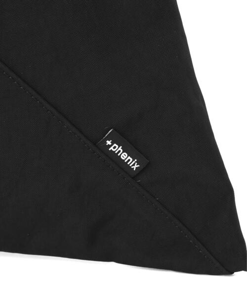+phenix（プラスフェニックス）の「+phenix/プラスフェニックス/TECH FUROSHIKI BAG（ショルダーバッグ・メンズ・グレー/ブラック・F）」の8枚目の写真