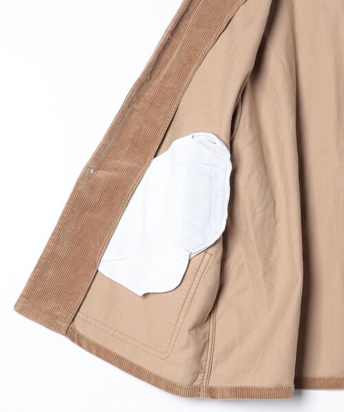 MATSUFUJI(マツフジ)の「【MATSUFUJI】 Connected Pockets Cordroy Jacket(カバーオール・メンズ・ベージュ・3/4)」の9枚目の写真