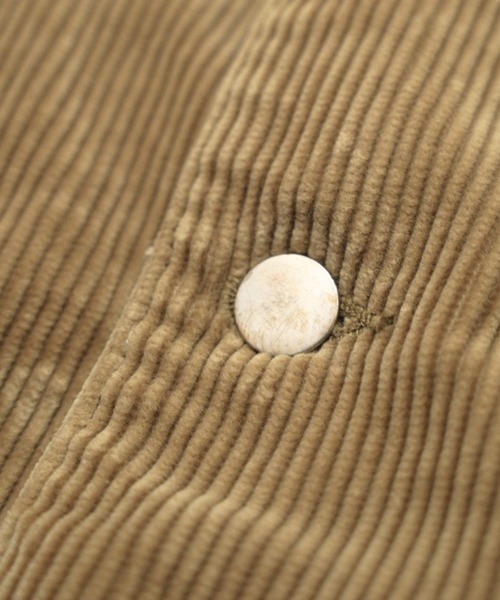 MATSUFUJI(マツフジ)の「【MATSUFUJI】 Connected Pockets Cordroy Jacket(カバーオール・メンズ・ベージュ・3/4)」の6枚目の写真