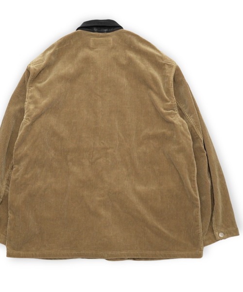 MATSUFUJI(マツフジ)の「【MATSUFUJI】 Connected Pockets Cordroy Jacket(カバーオール・メンズ・ベージュ・3/4)」の7枚目の写真
