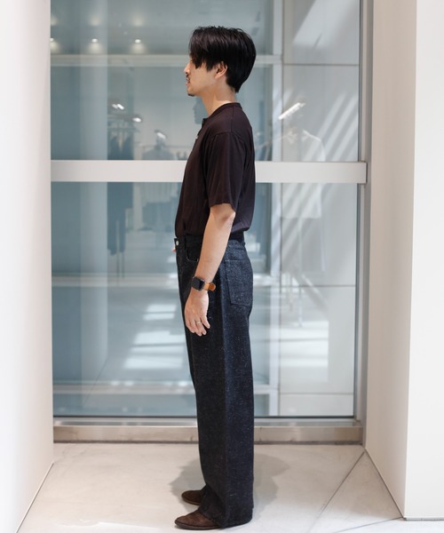 markaware(マーカウェア)の「【MARKAWARE/marka】13.1oz Kimono Denim Wide Straight Denim Pants(デニムパンツ・メンズ・ブラック/インディゴブルー・1/3/2)」の6枚目の写真