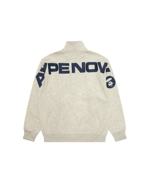 AAPE BY A BATHING APE(エーエイプバイアベイシングエイプ)の「AAPE NOW HALF ZIP SWEAT(スウェット・メンズ・オフホワイト・MEDIUM/LARGE)」の2枚目の写真